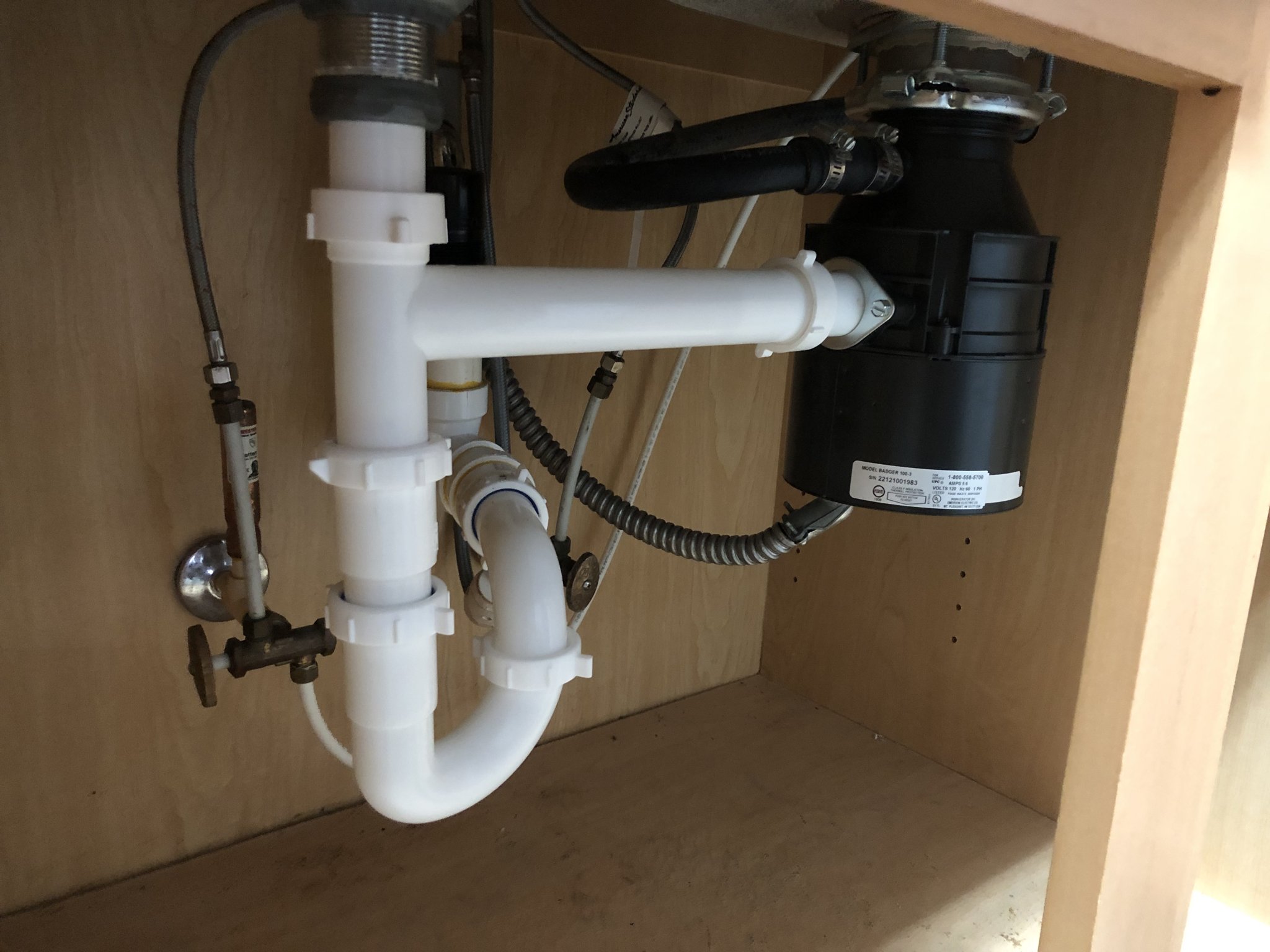 Kitchen drain and supply lines rebuilt in Palm Coast