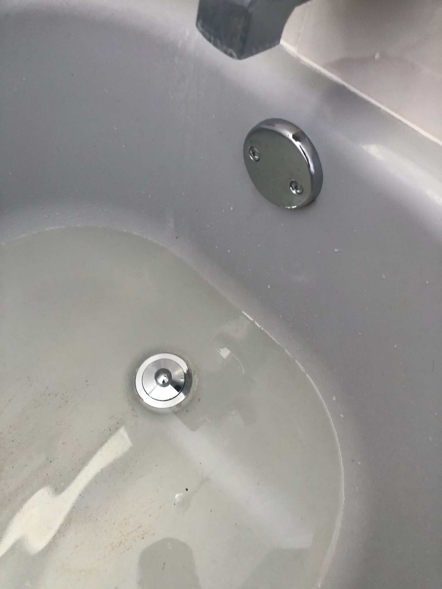 New tub drain and overflow installed in Palm Coast