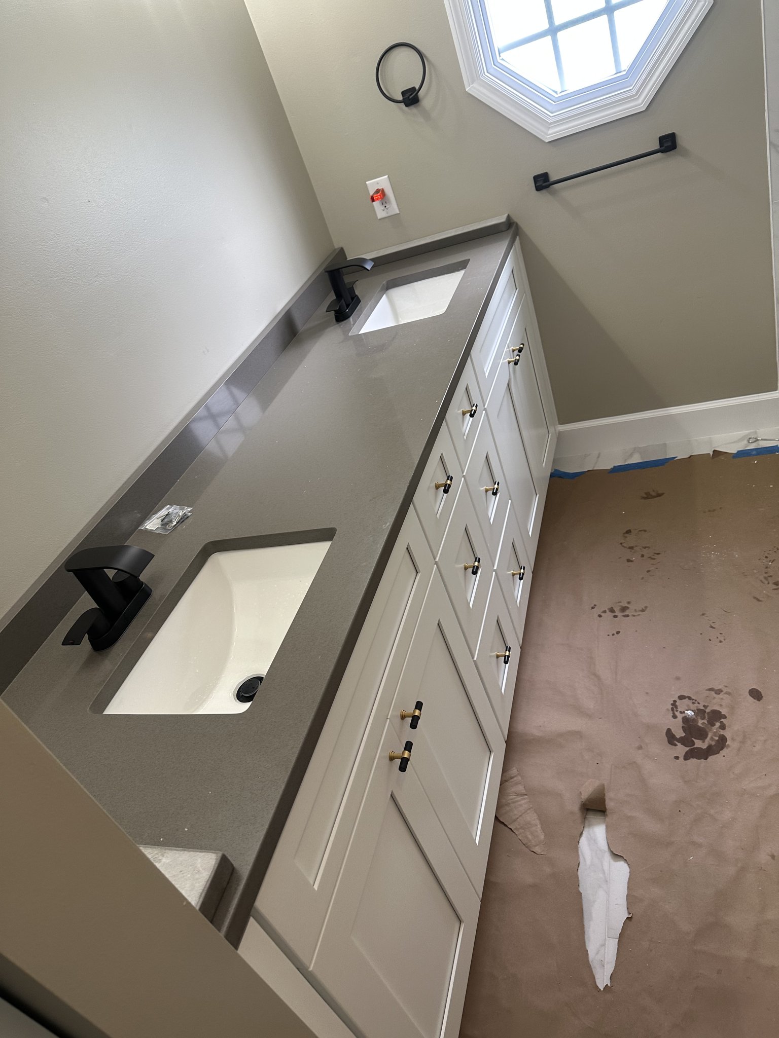Water heater replacement and full bathroom remodel.